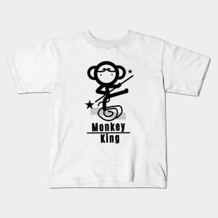 Stickman Monkey King Sun Wukong Kids T-Shirt